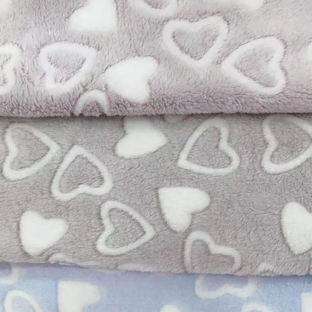 Flannel fabric brush desgin oeko certification polyester blanket fabric choose from a variety of soft Plush fabric