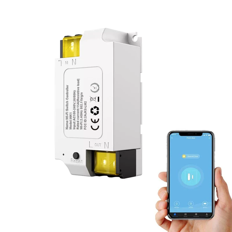 3300W Tuya Home Smart switch Water Heater  Air condition Light Controller 15A wifi Switch Controller
