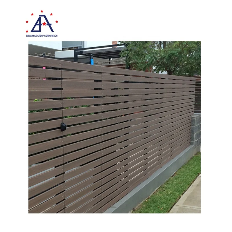 Factory prices customized black aluminum metal fence panel aluminum slat gate modern gates for outdoor garden wall
