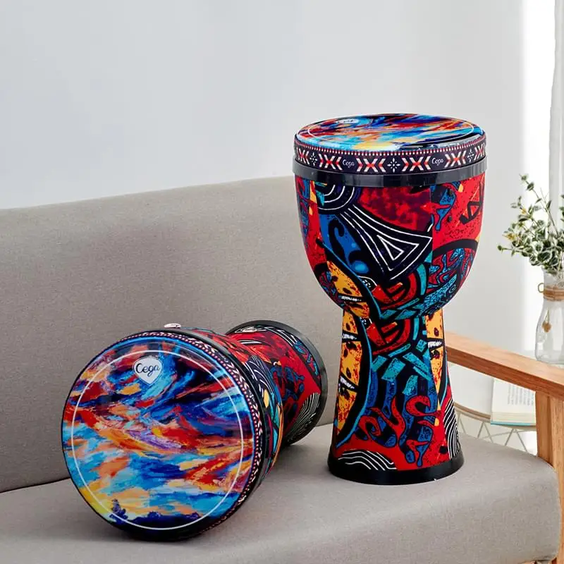 kids toy musical instrument cloth 8inch djembe african drums kid toy supplier