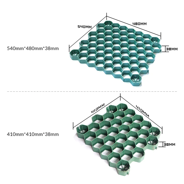 Grass Paver  Mat Plastic Grass Lawn Gravel Paving Grid, Driveway Gridding For Gravel Grass Grid