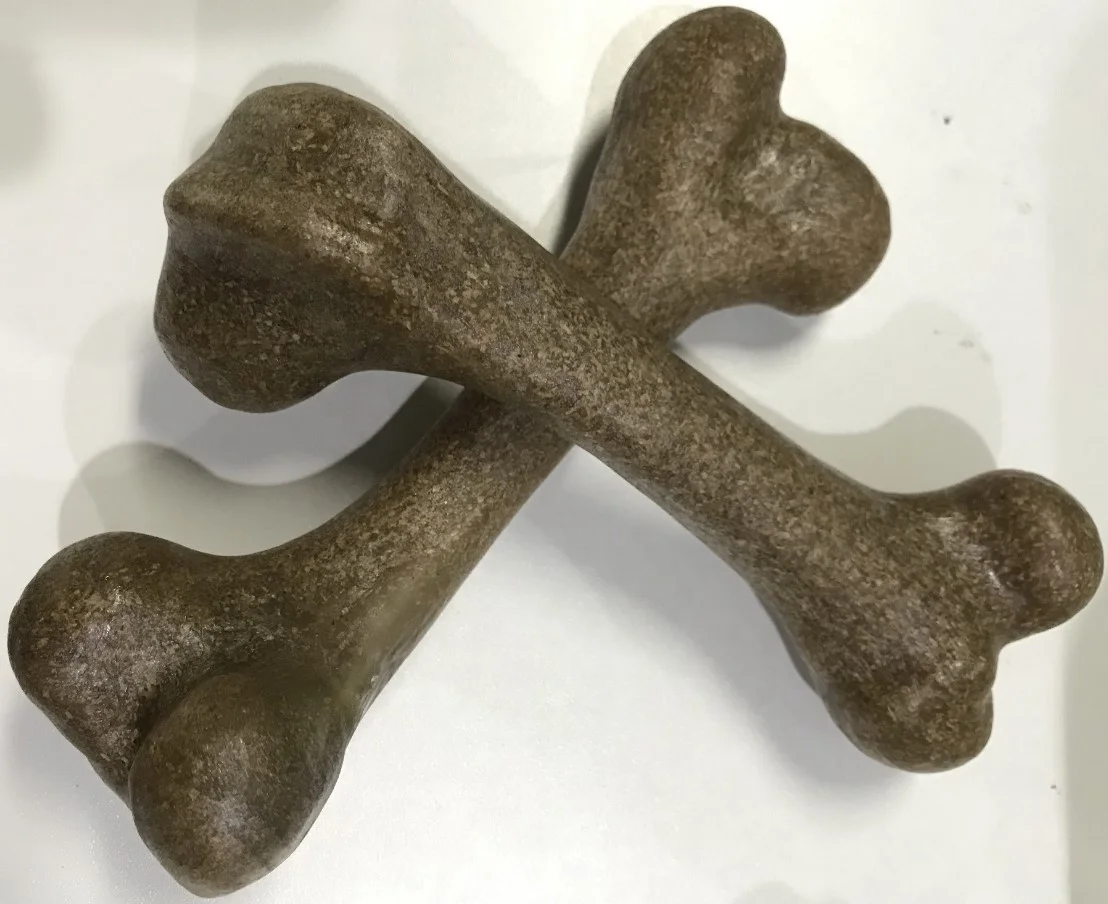 Ecofriendly strong PP pets toys indestructable bite bones interactive bulk chew dog toys for aggressive chewers