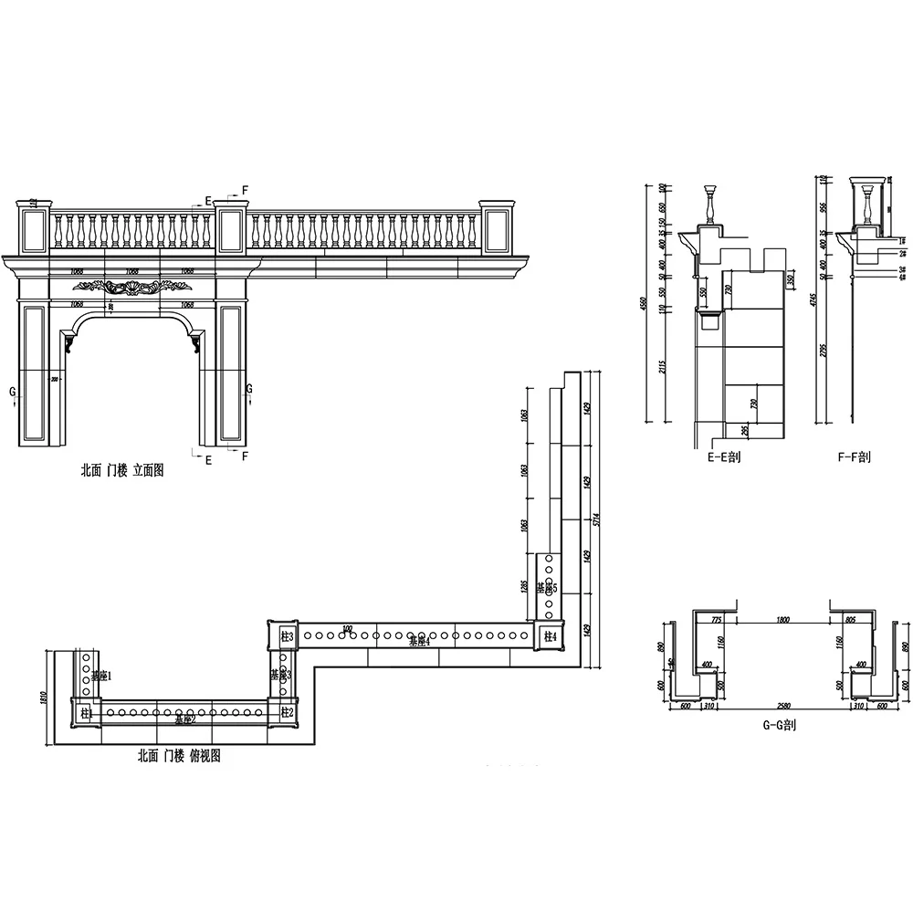 Customized villa house natural white/beige limestone wall cladding
