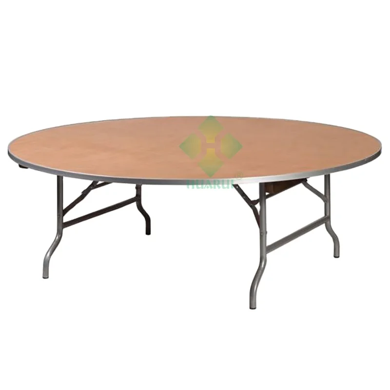 10seats Dining Table Banquet Wood Round Folding Tables STAIRCASE Warehouse Wine CELLAR Farmhouse Supermarket Traditional Bedroom