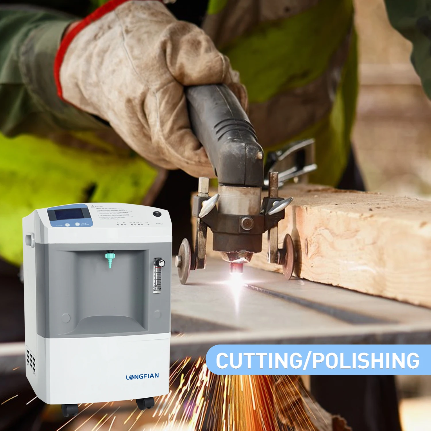 Most Durable Industrial  Oxygen Concentrator For Cutting/Polishing/Glassblowing/Welding  With High Purity
