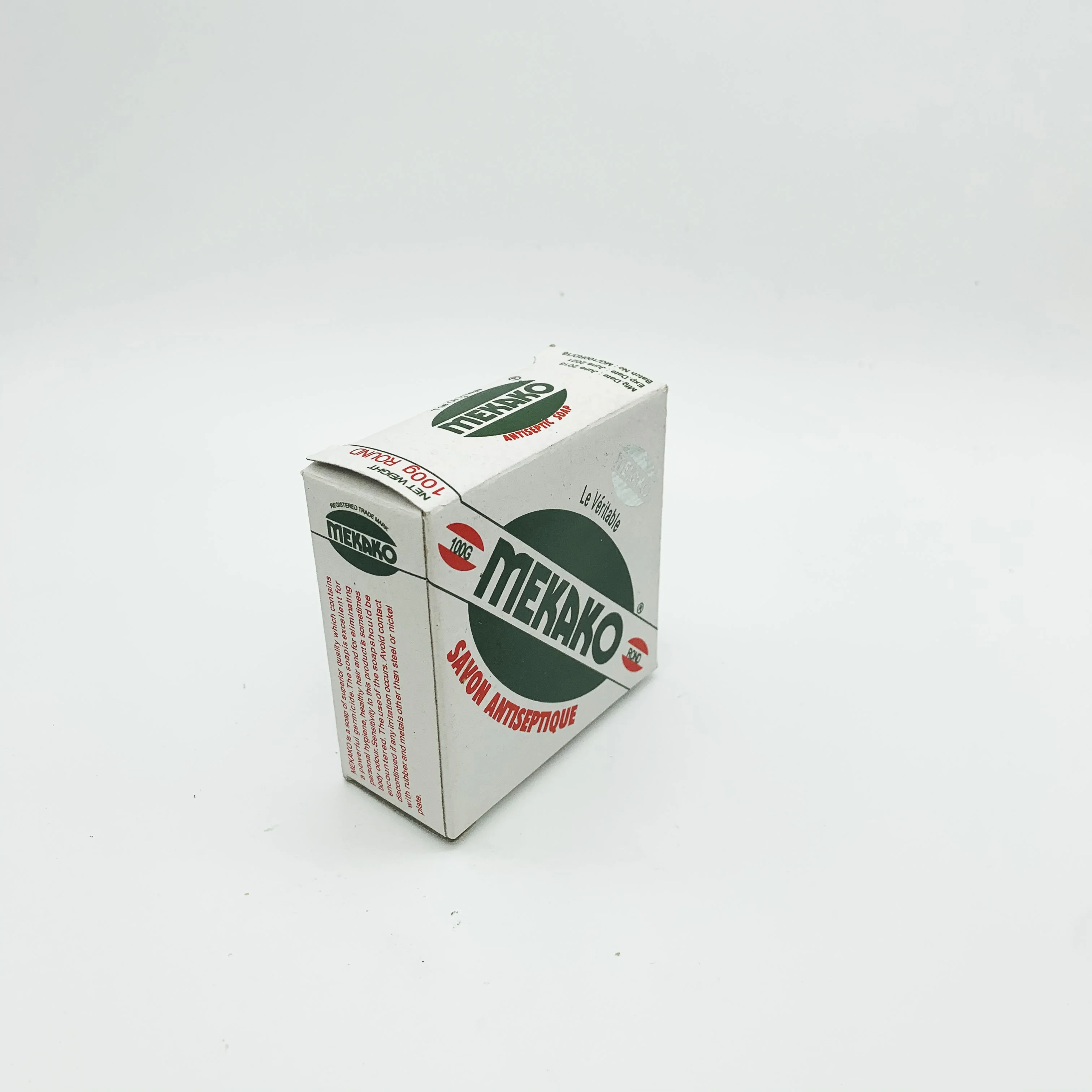 OEM 100g Charcoal original round mekako natural antiseptic raw african Dudu osun black mekako soap