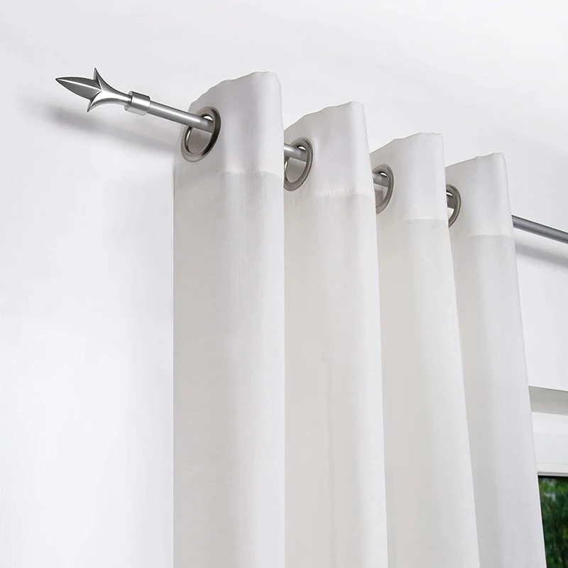 Promotion Most Cheapest Price Living Room Window Decorative,Iron Double Rod Curtain Pole Pipe,Curtain Rod With Accessories Set
