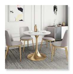Dinning Table Dining Factory Wholesale Creative Dinning Table Set Modern Simple Metal Dining Room Set Furniture Fashion Design M