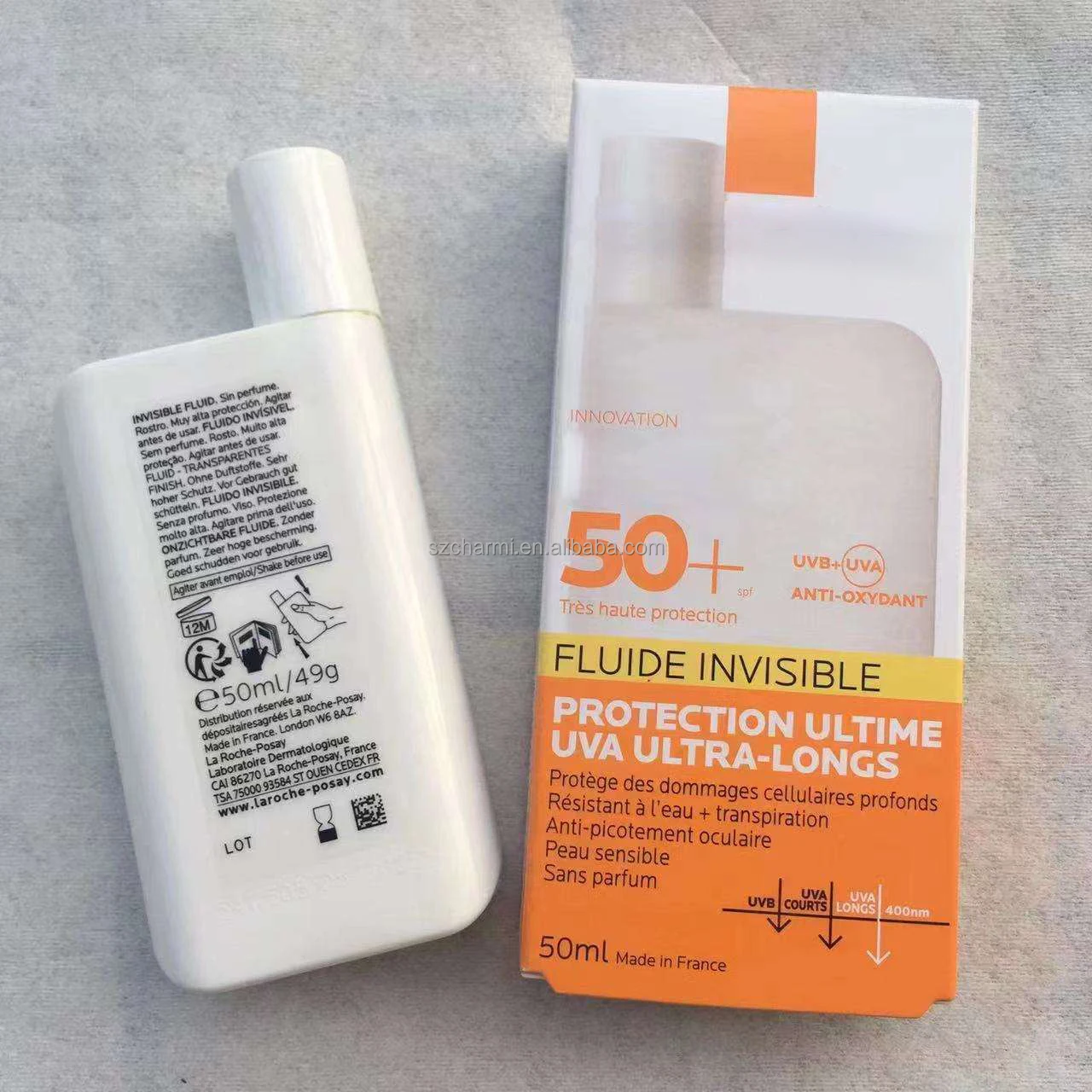 Солнцезащитный крем 50 мл SPF 50 + гель для лица без масла ультралегкий жидкий широкоспектральный универсальный оттенок для тела устойчивый к УФ-излучению солнцезащитный крем