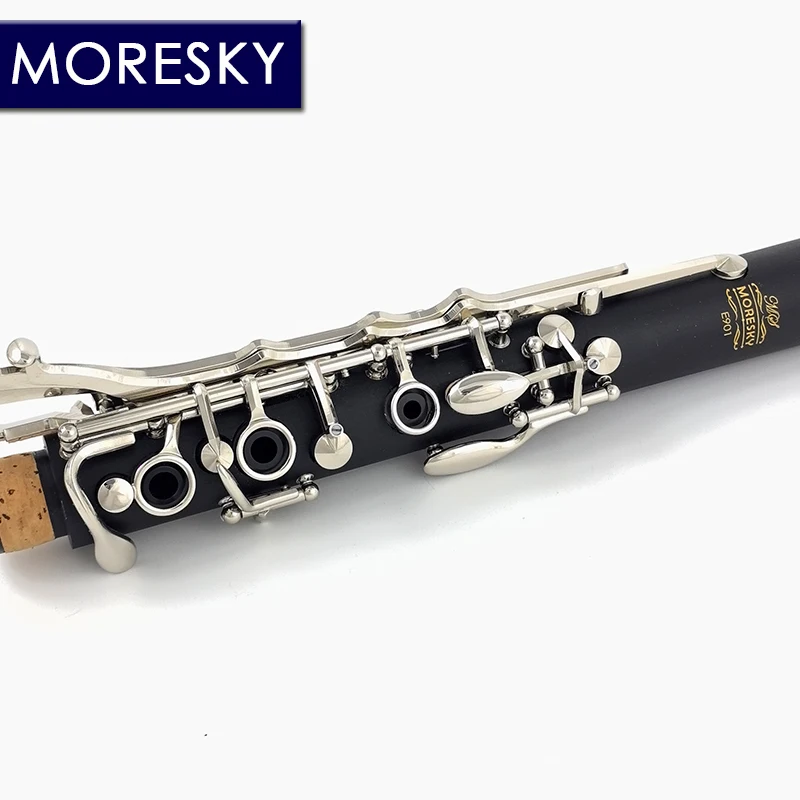 Boehm system clarinet G Tune clarinet nickel plated keys MORESKY E901