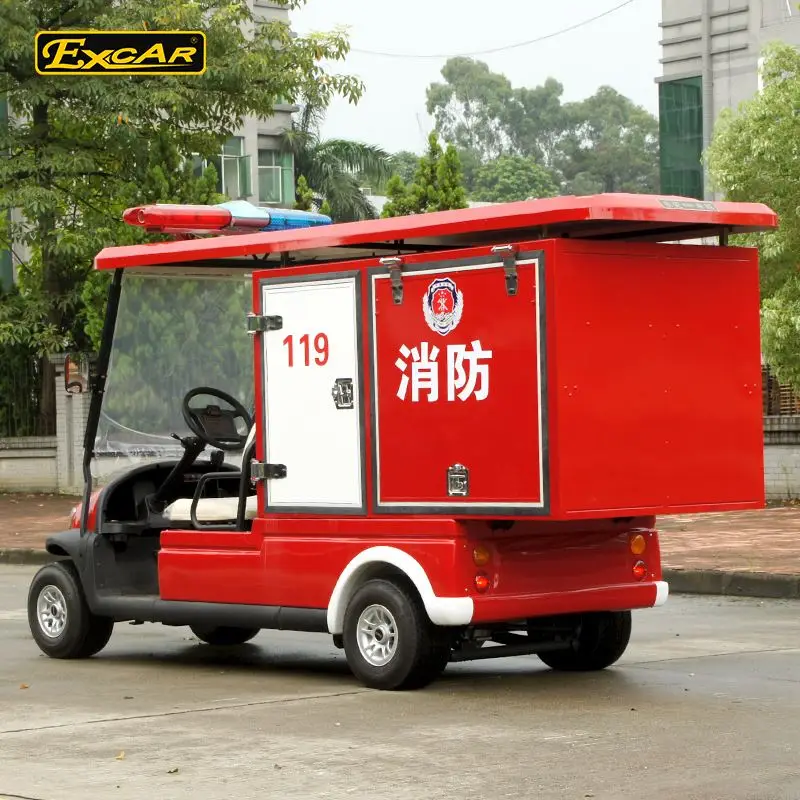 Electric 2 seater mini fire electric car/Trojan Battery/Curtis Controller