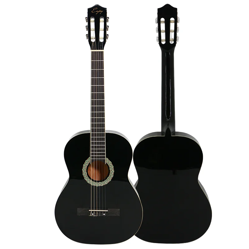 G3901 China Price 6 String 39 Inch Full Solid Basswood Left Handed Acoustic Classical Guitar for Student