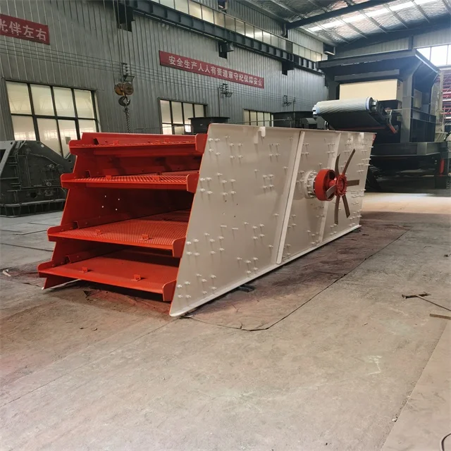 small scale hard stone limestone silica sand gold mining coal linear vibrating screen machine with good price