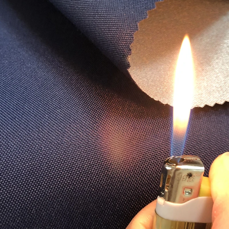 600D elastic wire flame retardant silver-coated Oxford fabric low bullet Oxford cloth fireproof cloth carshed folding garage