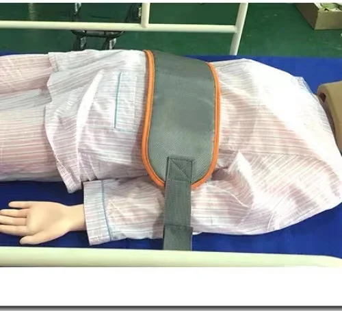 Wheelchair or Bed  Holding  Patient  Fixed Restraint Seat Belt Fixing  Harness Straps to Prevent Sliding