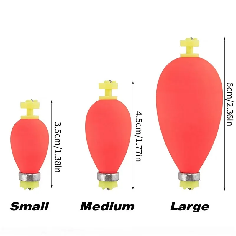 Carp Fishing Foam Teardrop Sensitive Floats Fishing bobber with Weights for Carp Fishing