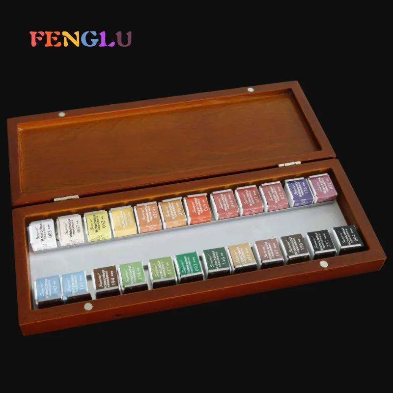 48 colors solid watercolor paint aritst