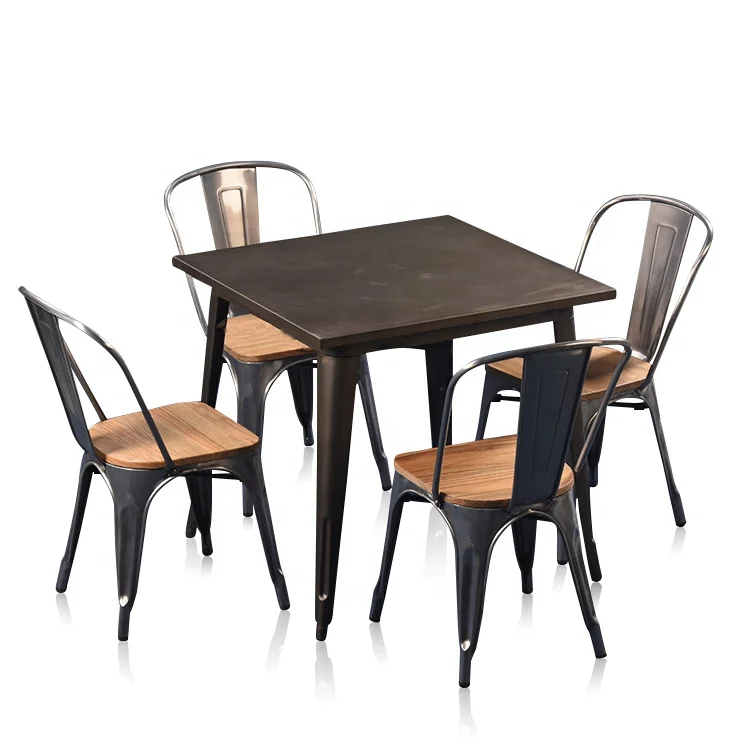 (SP-CT675) High quality coffee shop dining uesd restaurant furniture restaurant table chairs