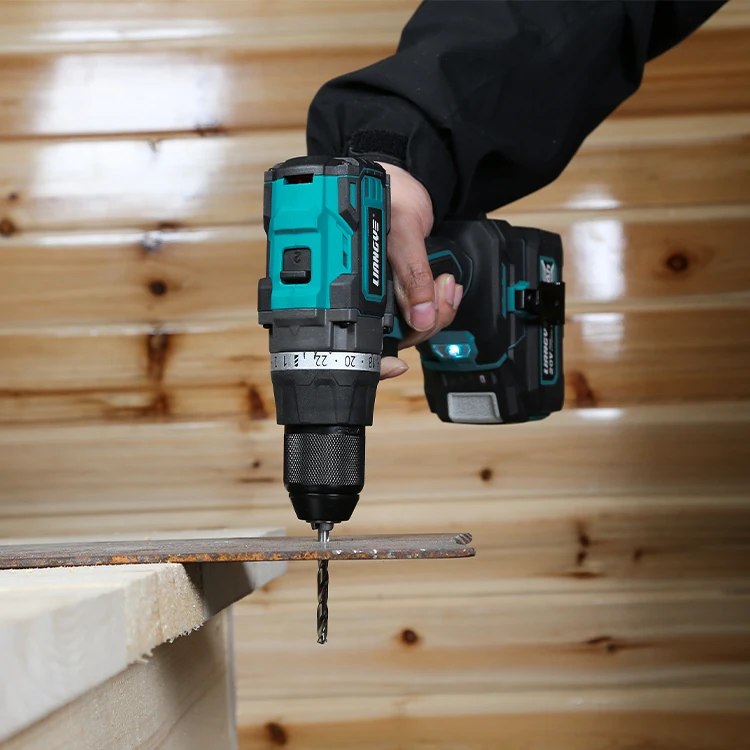 High Durability Two batteries and one charge cordless drill power tools drill