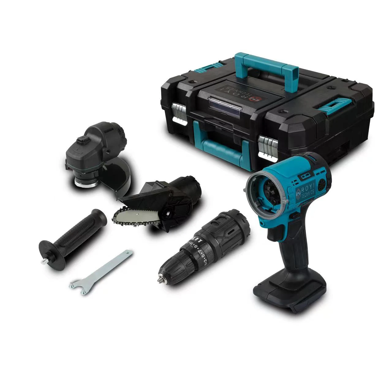 Factory Hot Selling 7-in-1 Lithium Cordless Multi-function Tool Set Brushless Electric Drill Hammer Power Tools