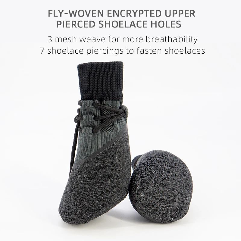 Pet Shoes & Socks Elasticity Knitting Vamp Resistant Material Hike Anti Slip Dog Socks