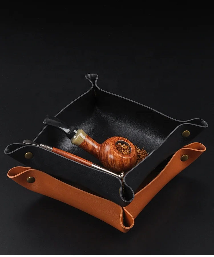 Portable Travelling PU Tobacco Rolling Tray Folding Smoking Tray Smoking Accessories