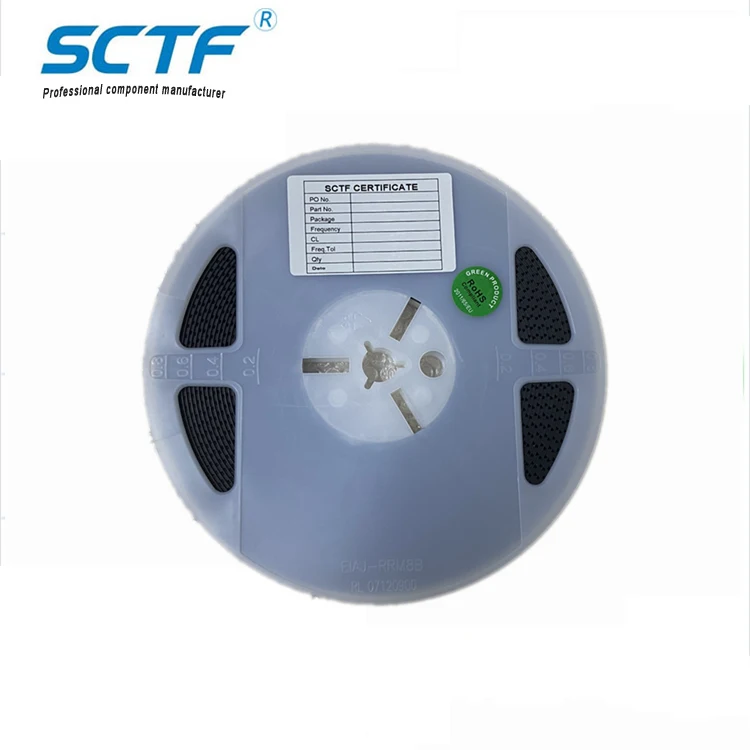 SCTF электронные компоненты кварцевый кристалл 3225 3,2*2,5 мм 25 МГц 25,000 МГц 20pF 30ppm SMD 4-контактный