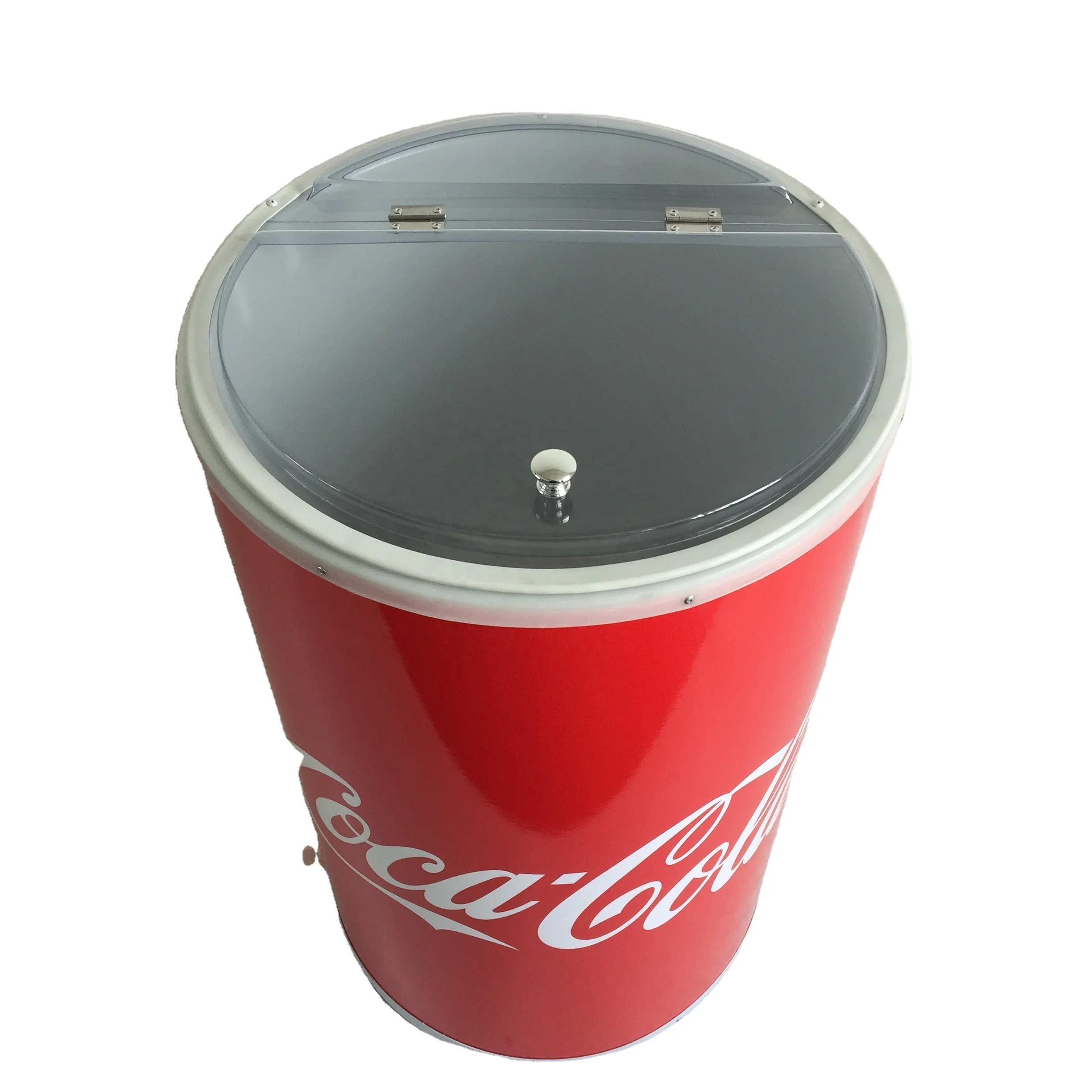 HS Plastic Custom Beer Bucket Ice Cooler Box with Wheel Keep Wine and Beverage Cool bucket keep item cooling chest box