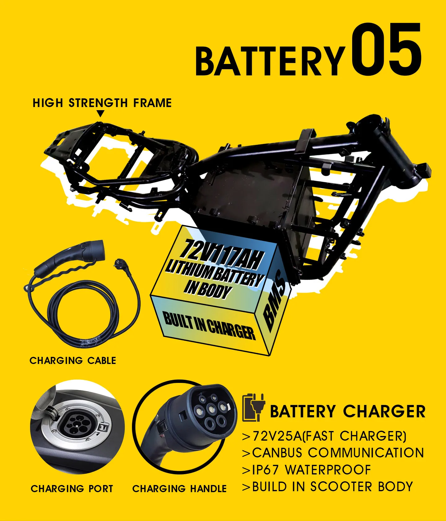 China Super Eec Certified High Speed 120Km/H Electric Scooter Motorcycle Electric Moped Fat Bike 8Kw Motor Power