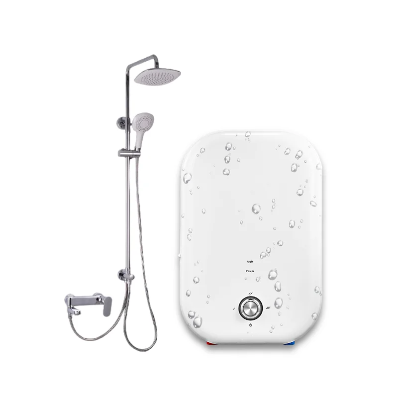 3kw-5.5kw 220v Good Price Knob Controlled Mini Household Instant Electric Water Heater With Build-in Water Pump