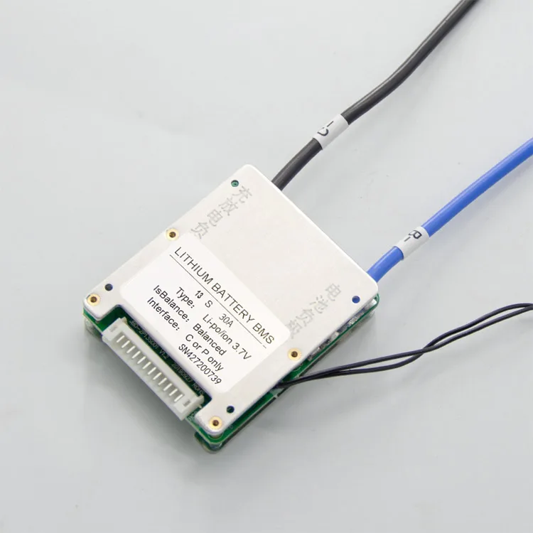  JBD BMS 13S 15A 48V bms с балансом для 3 7 V литий-ионной батареи защитная