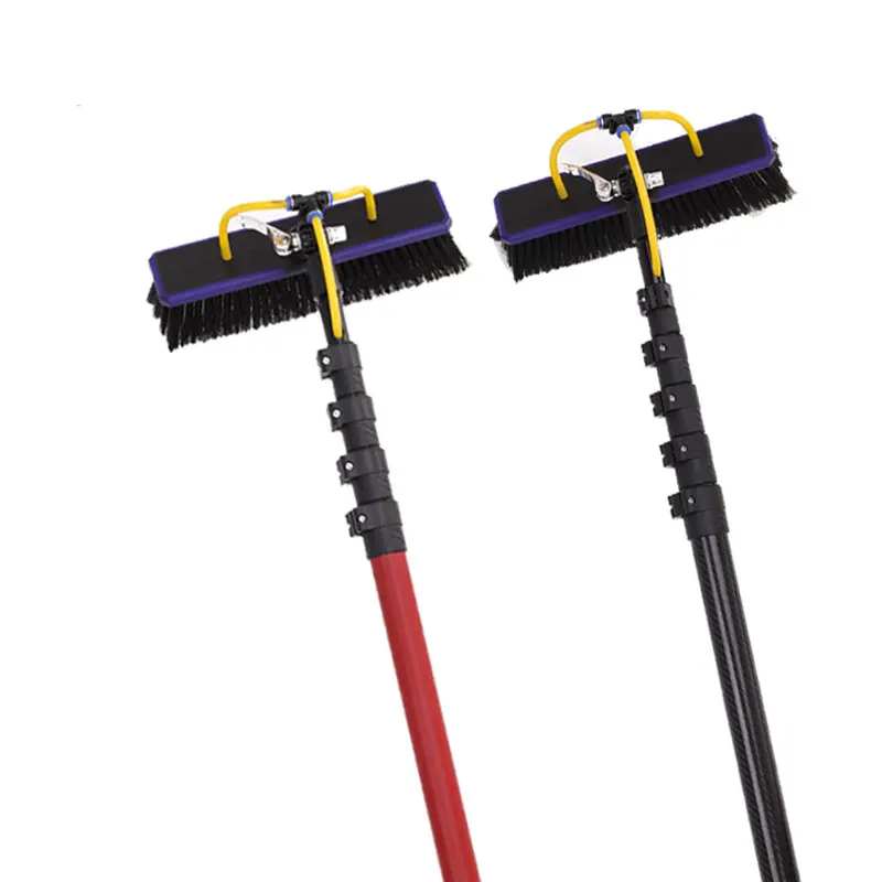 high strength carbon fiber window cleaning pole ova8 cleaning kit with 12 foot extension pole