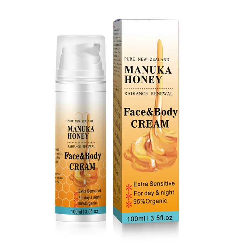 100g Manuka Honey Face Cream Smooths Hydrating Moisturizing 95% Organic Body Cream Tighten Lines Dry Improve Enhance Beauty
