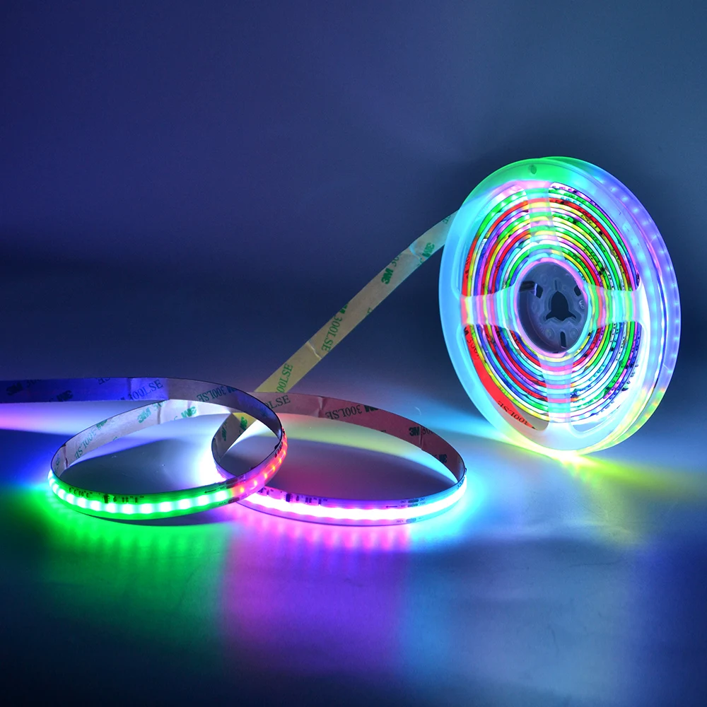 Wholesale High Quality Cob Rgbic With App 100 Ft Led Strip Lights Rgb Ic 12V Ws2812B Rgb Led Pixel Strip