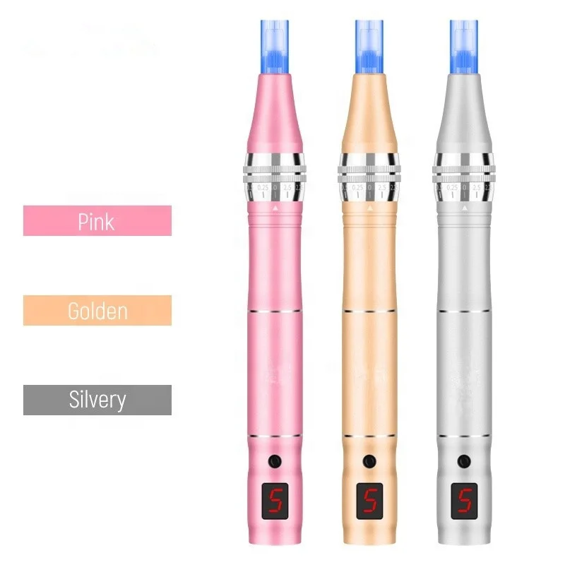 Anti-aging 0.2-0.3mm Electric Derma Pen Titanium Alloy Micro Needle Dr Pen Dermapen