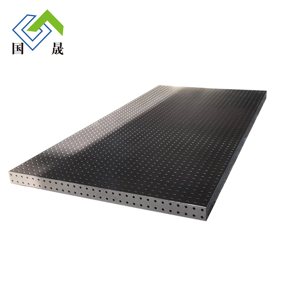 Precision Cast Iron 3D Welding Table Three Dimensional Flexible Platform