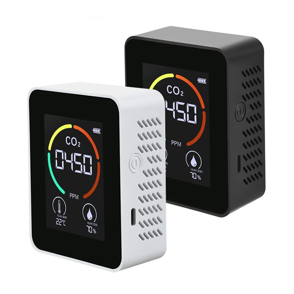 Personal Carbon Dioxide Gas Detector Alarm Multi Gas Detector Meter Handheld CO2 Gas Analyzers for Greenhouse