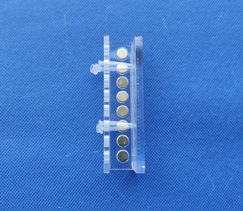 Lab use 16 place 0.2ml Magnetic bead Separator PCR tube strip Magnetic Separation Rack
