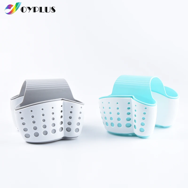 Fashion Double Side Kitchen Cleaning PP TPR Basket Drain Rack