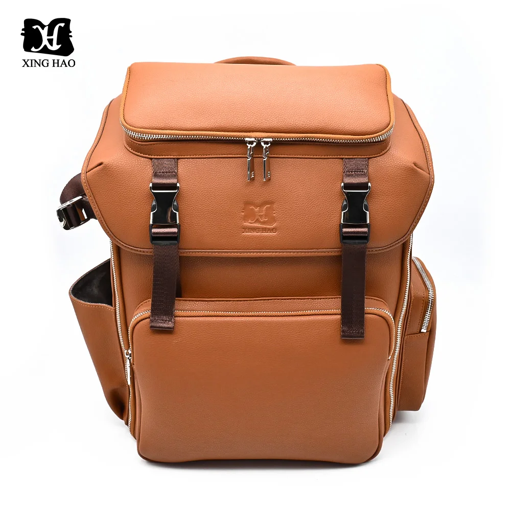 Wholesale new design customize leather camera bag for photography camera backpack digital