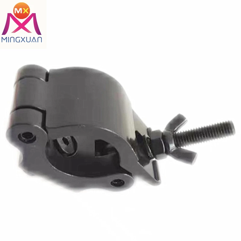 30mm Width Black Aluminum Heavy Duty Half Coupler Truss Light Clamp Tube Truss Hook