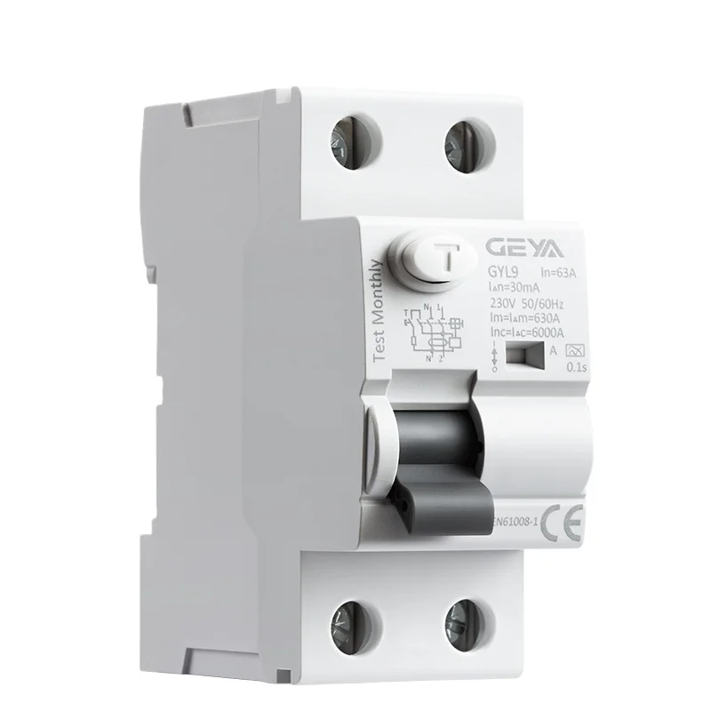GEYA GYL9M 2P 25A RCD residual current circuit breaker