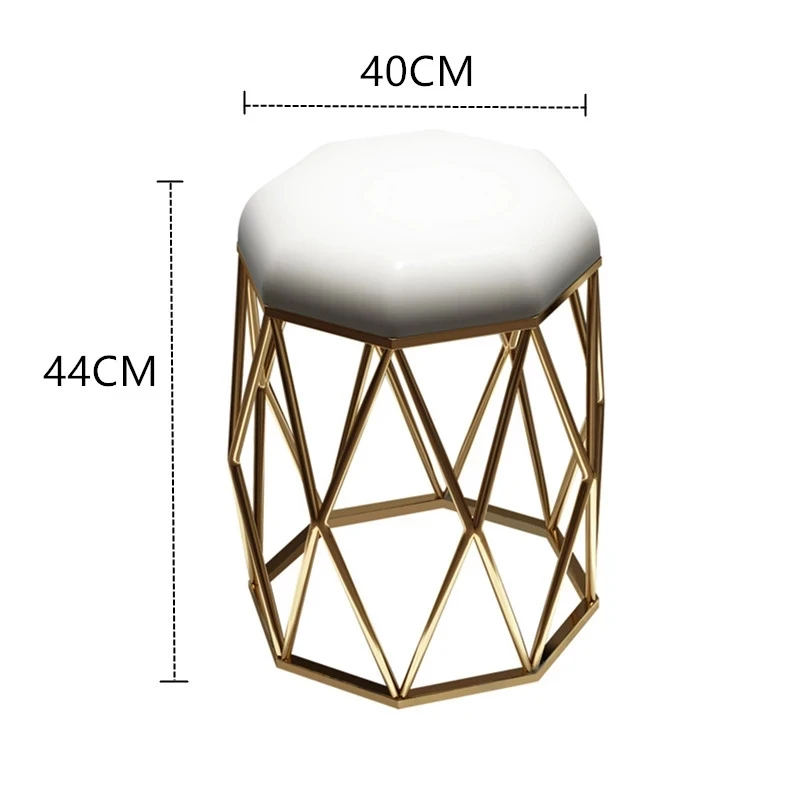 Modern Manicure Makeup Soft Chair Nordic Ins Dressing Stool Home Furniture Shoe Changing Stools Living Room Ottomans