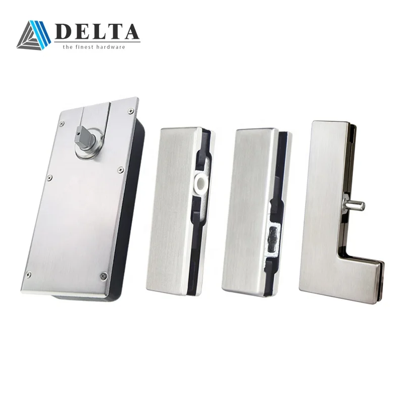 Delta supply two speed variable adjustable floor closer door control glass Hardware Wholesale