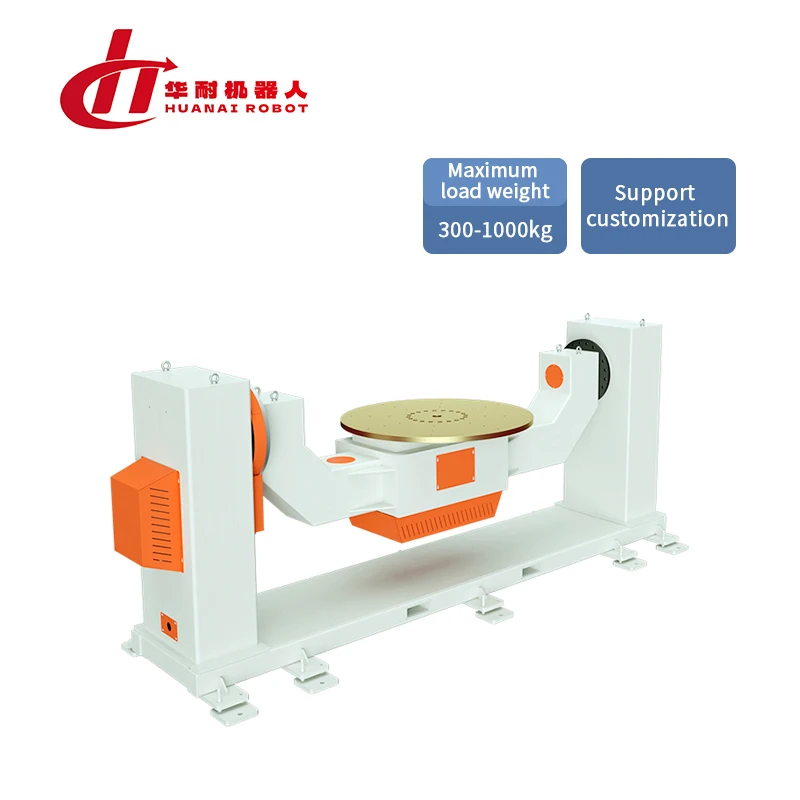 PY2ULoad 100kg-10T biaxial supports customization welding station rotary table welding positioner