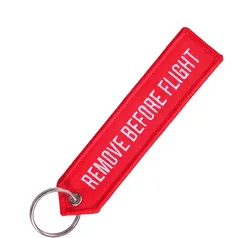 Remove Before Flight Embroidered Key Tag for Pilots