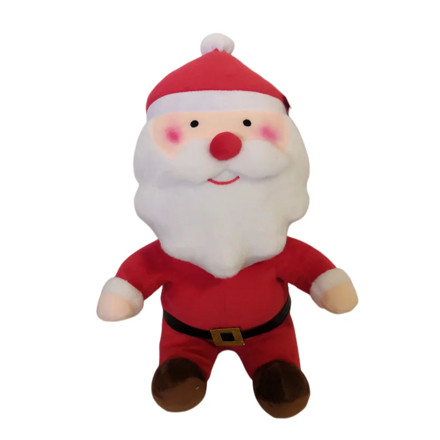 China Wholesale Custom Christmas Gifts Santa Clause Grandpa Grandma Stuffed Plush Boys Baby Toy