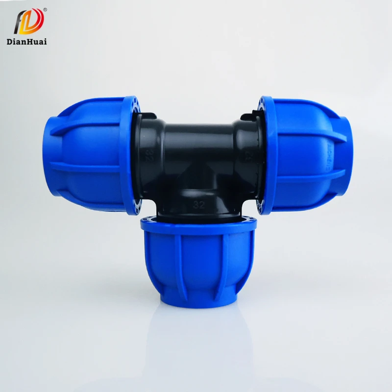 PE pipe  TEE CLAMP SADDLE HDPE PIPE FITTING FOR AGRICULTURAL IRRIGATION