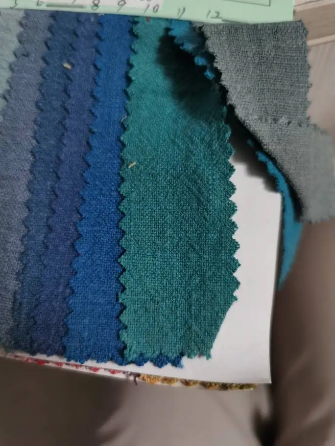 Чистая льняная ткань и льняная хлопковая ткань