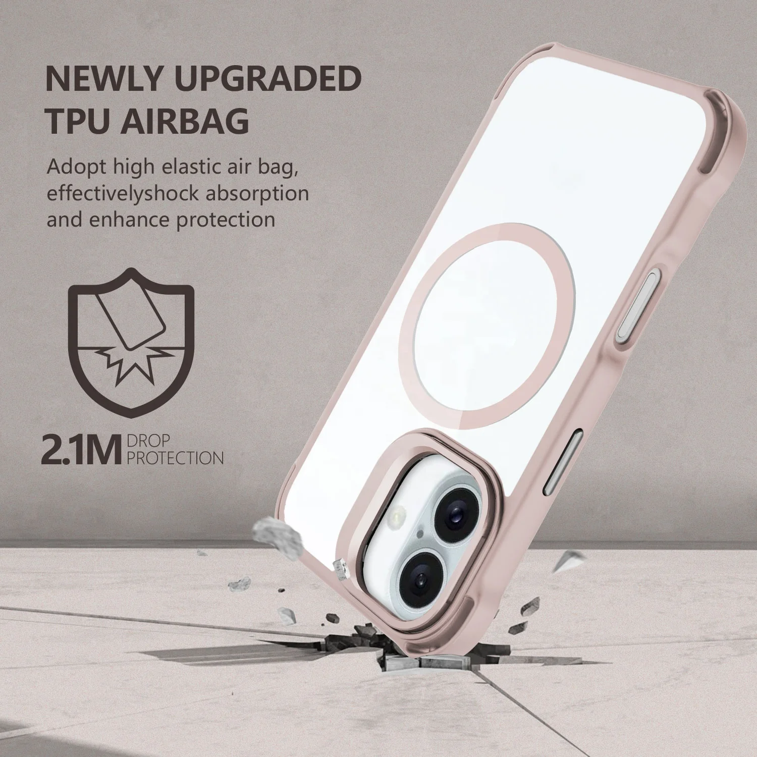 Trending Magnetic Wireless Charging Phone Case for iphone 15 16 pro Bracket Lens Mobile Phone Cases For iPhone 16